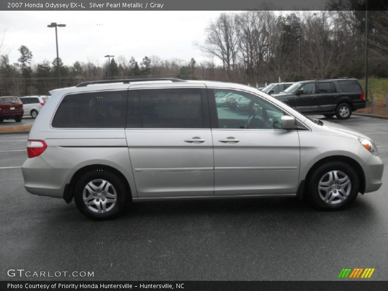 Silver Pearl Metallic / Gray 2007 Honda Odyssey EX-L
