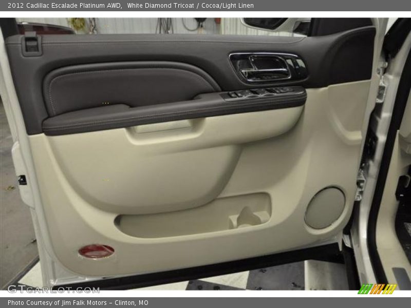 Door Panel of 2012 Escalade Platinum AWD