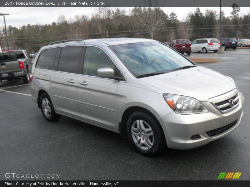 Silver Pearl Metallic / Gray 2007 Honda Odyssey EX-L