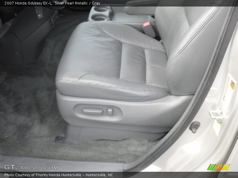 Silver Pearl Metallic / Gray 2007 Honda Odyssey EX-L