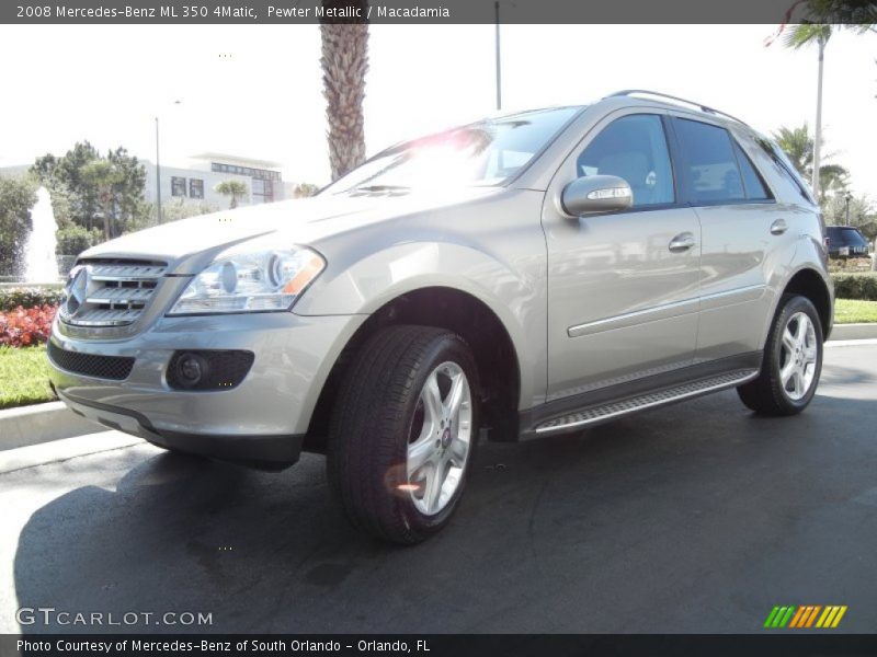 Pewter Metallic / Macadamia 2008 Mercedes-Benz ML 350 4Matic