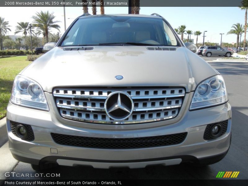 Pewter Metallic / Macadamia 2008 Mercedes-Benz ML 350 4Matic