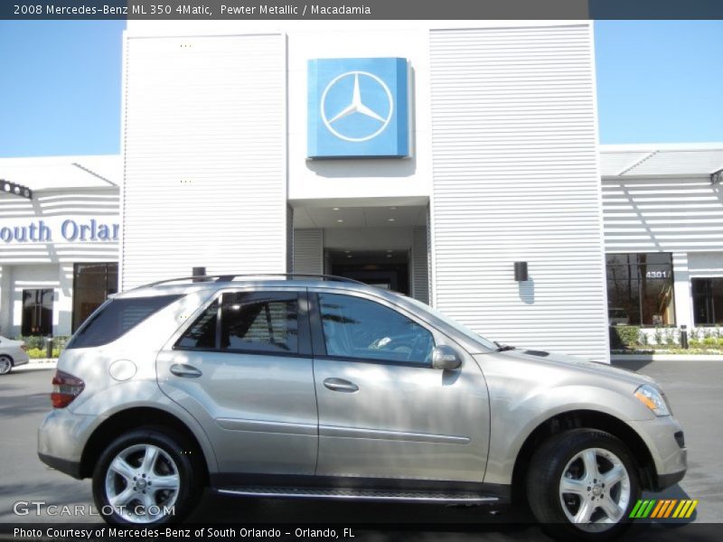 Pewter Metallic / Macadamia 2008 Mercedes-Benz ML 350 4Matic