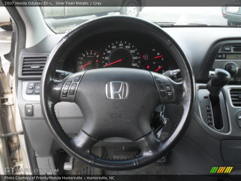 Silver Pearl Metallic / Gray 2007 Honda Odyssey EX-L