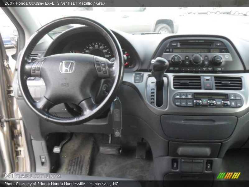 Silver Pearl Metallic / Gray 2007 Honda Odyssey EX-L