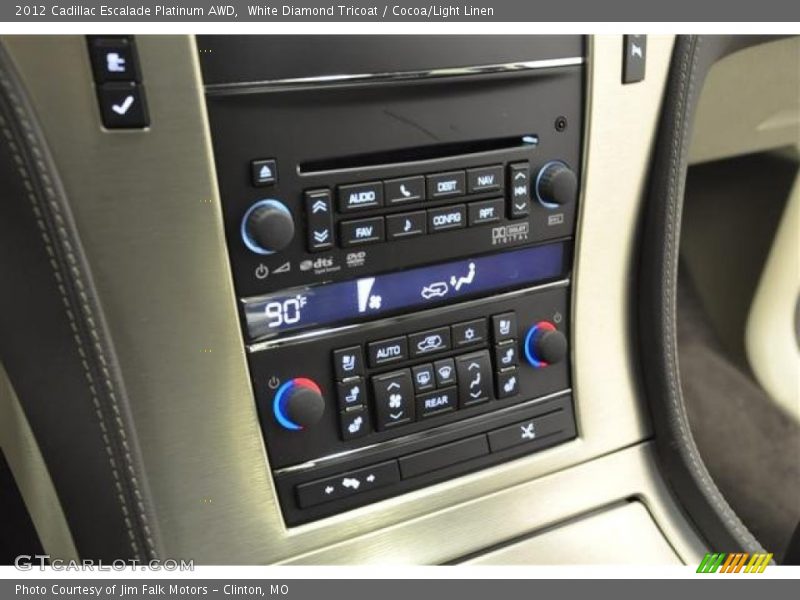 Controls of 2012 Escalade Platinum AWD