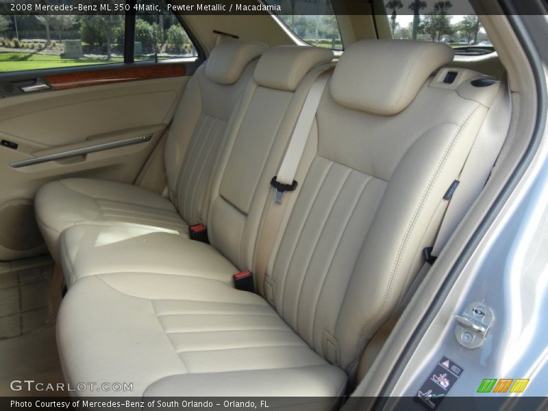 Rear Seat of 2008 ML 350 4Matic