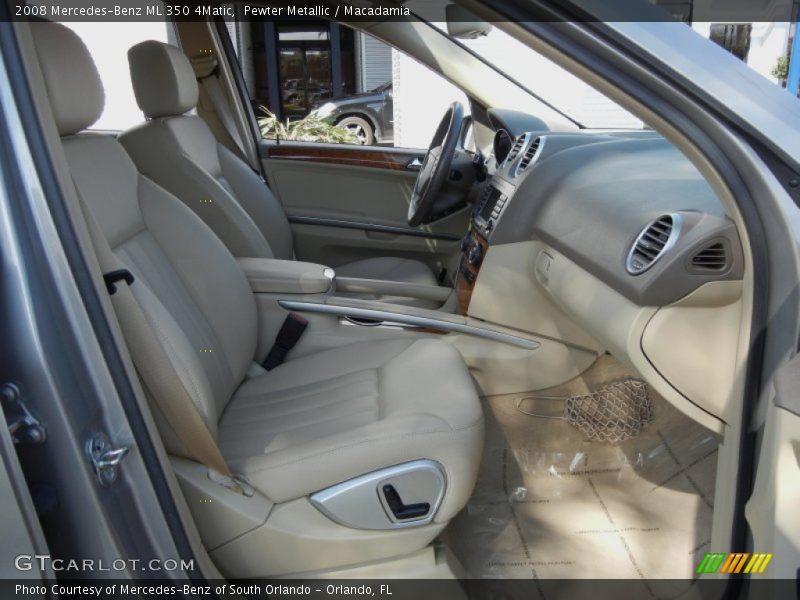 Pewter Metallic / Macadamia 2008 Mercedes-Benz ML 350 4Matic