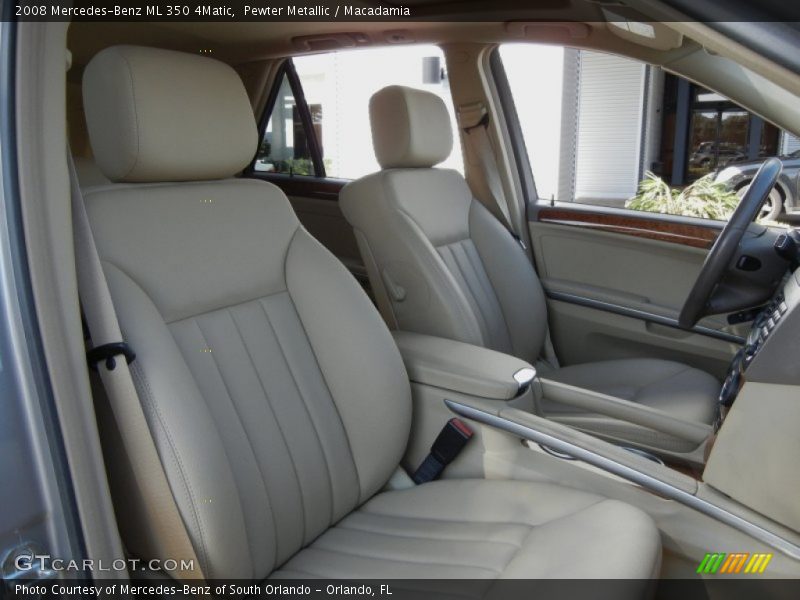 Pewter Metallic / Macadamia 2008 Mercedes-Benz ML 350 4Matic