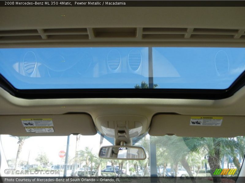 Pewter Metallic / Macadamia 2008 Mercedes-Benz ML 350 4Matic