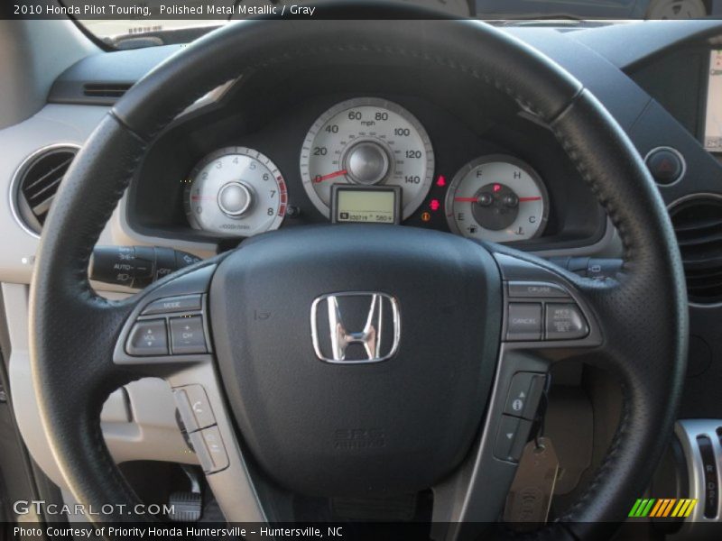 Polished Metal Metallic / Gray 2010 Honda Pilot Touring