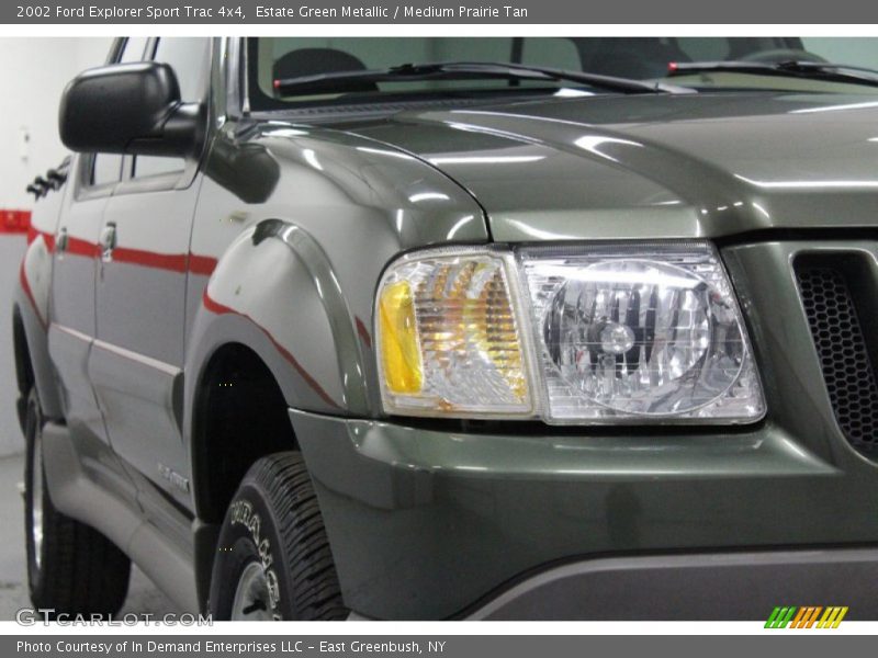 Estate Green Metallic / Medium Prairie Tan 2002 Ford Explorer Sport Trac 4x4