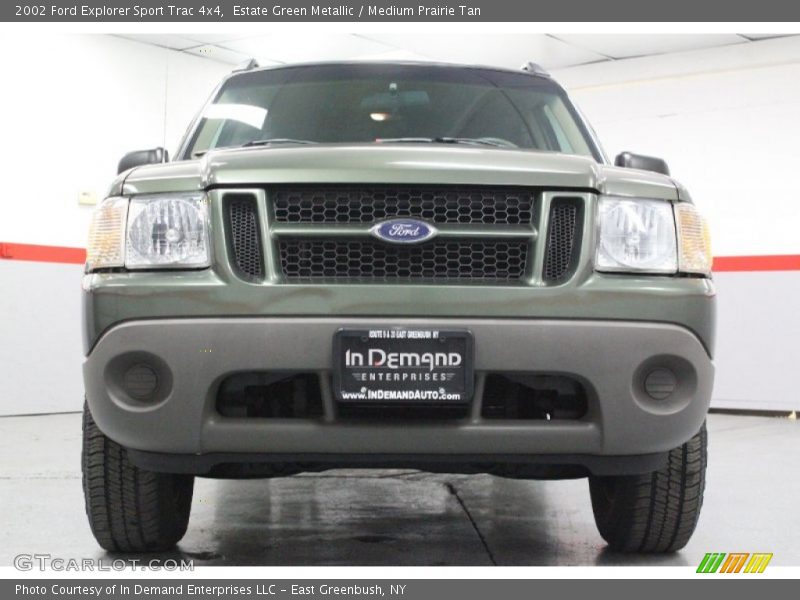 Estate Green Metallic / Medium Prairie Tan 2002 Ford Explorer Sport Trac 4x4