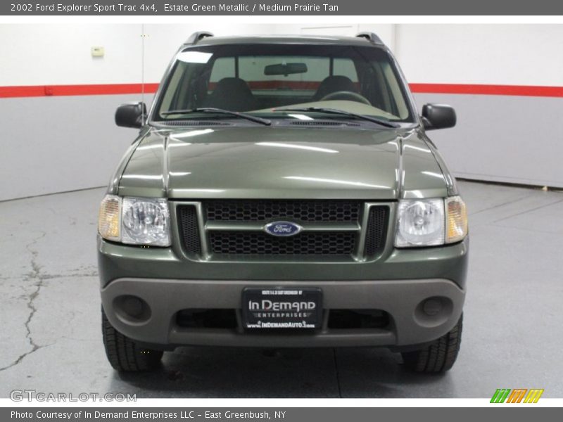 Estate Green Metallic / Medium Prairie Tan 2002 Ford Explorer Sport Trac 4x4