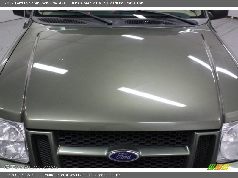 Estate Green Metallic / Medium Prairie Tan 2002 Ford Explorer Sport Trac 4x4