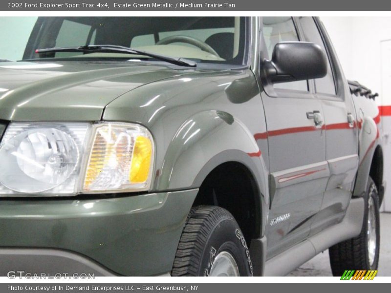 Estate Green Metallic / Medium Prairie Tan 2002 Ford Explorer Sport Trac 4x4