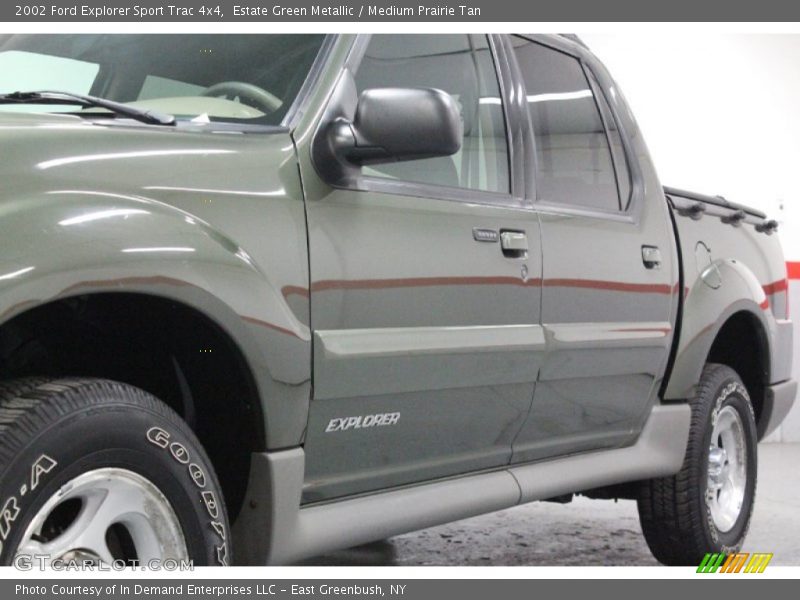 Estate Green Metallic / Medium Prairie Tan 2002 Ford Explorer Sport Trac 4x4
