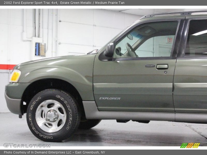 Estate Green Metallic / Medium Prairie Tan 2002 Ford Explorer Sport Trac 4x4