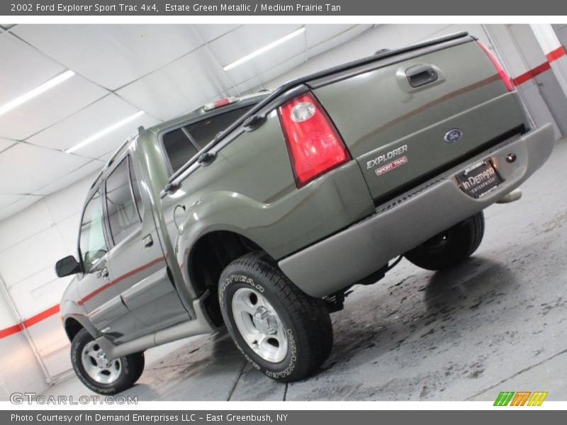 Estate Green Metallic / Medium Prairie Tan 2002 Ford Explorer Sport Trac 4x4