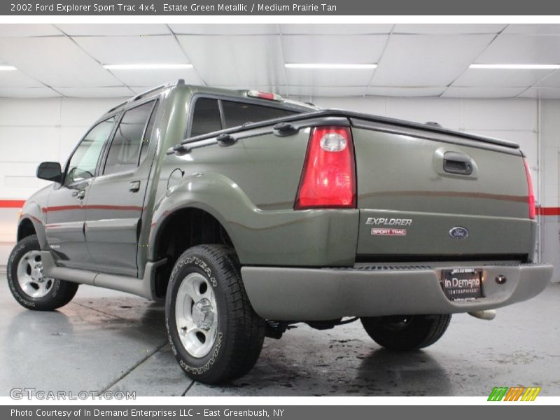 Estate Green Metallic / Medium Prairie Tan 2002 Ford Explorer Sport Trac 4x4