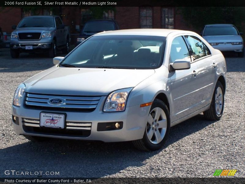 Silver Frost Metallic / Medium Light Stone 2006 Ford Fusion SE
