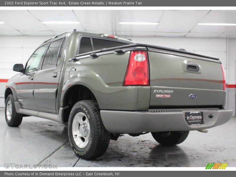 Estate Green Metallic / Medium Prairie Tan 2002 Ford Explorer Sport Trac 4x4