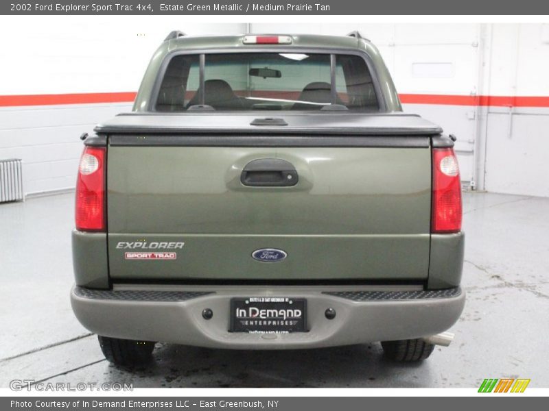 Estate Green Metallic / Medium Prairie Tan 2002 Ford Explorer Sport Trac 4x4