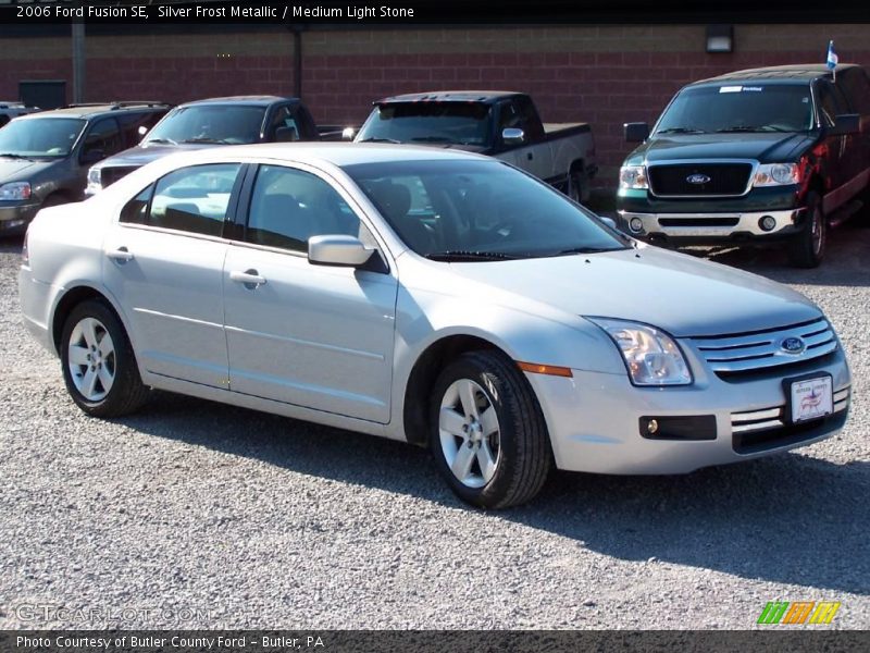 Silver Frost Metallic / Medium Light Stone 2006 Ford Fusion SE