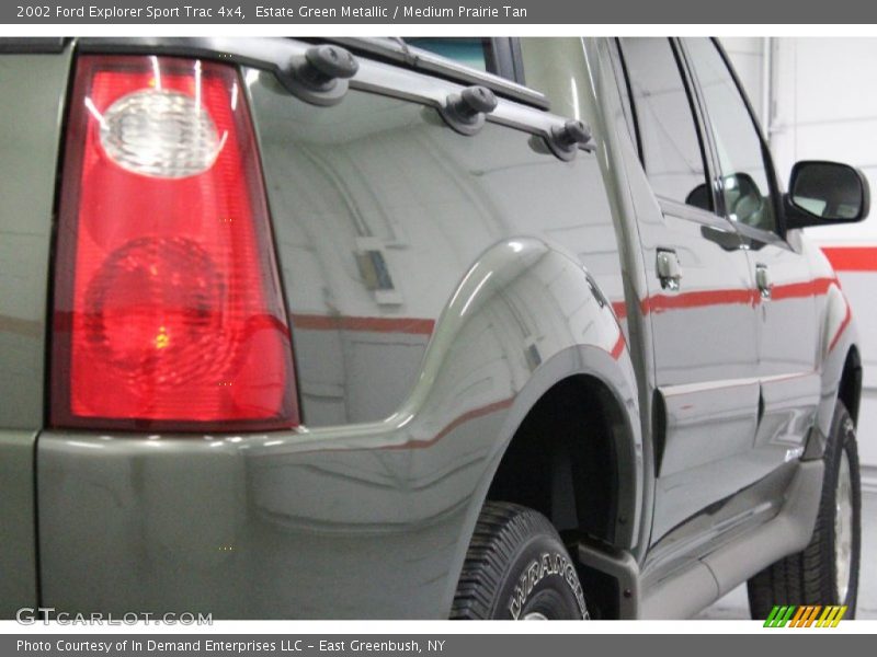 Estate Green Metallic / Medium Prairie Tan 2002 Ford Explorer Sport Trac 4x4