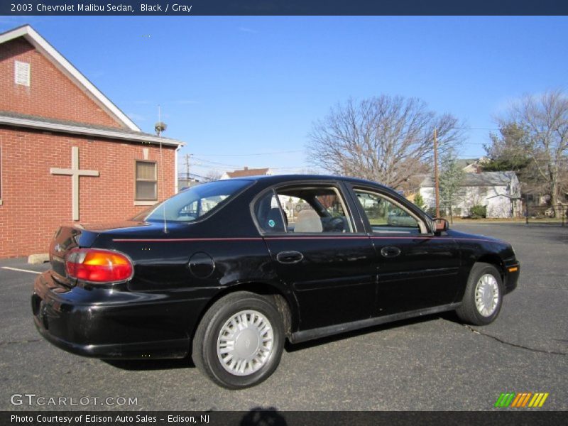 Black / Gray 2003 Chevrolet Malibu Sedan