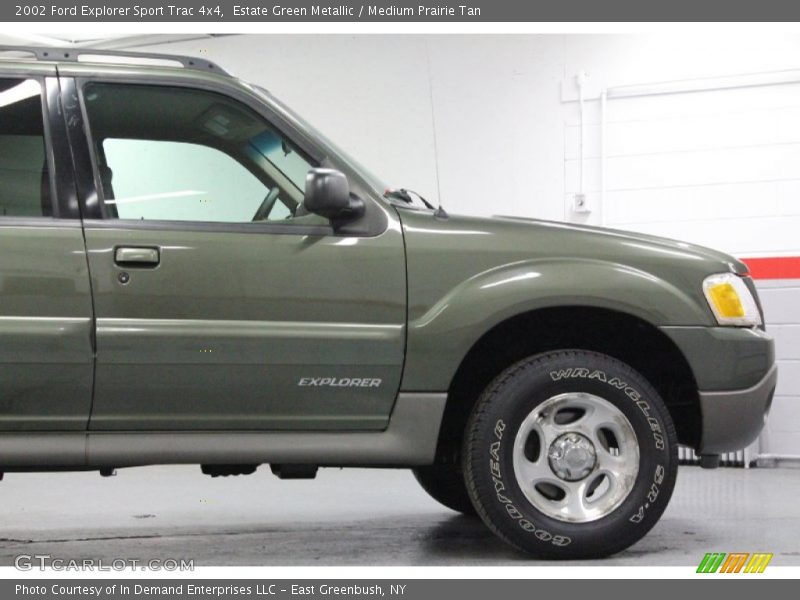 Estate Green Metallic / Medium Prairie Tan 2002 Ford Explorer Sport Trac 4x4