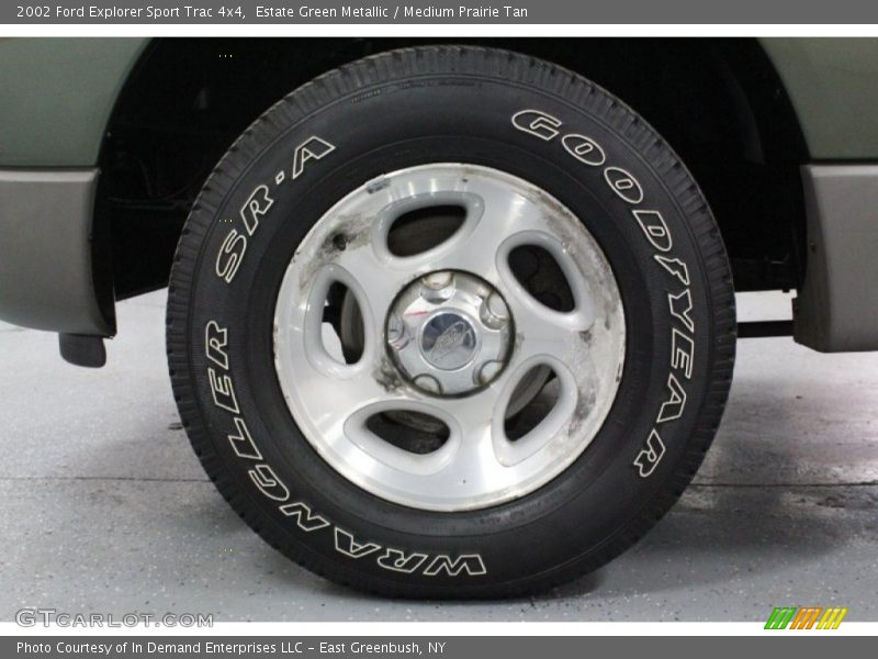 Estate Green Metallic / Medium Prairie Tan 2002 Ford Explorer Sport Trac 4x4