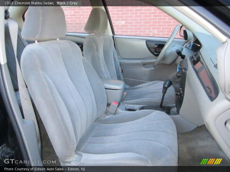 Black / Gray 2003 Chevrolet Malibu Sedan