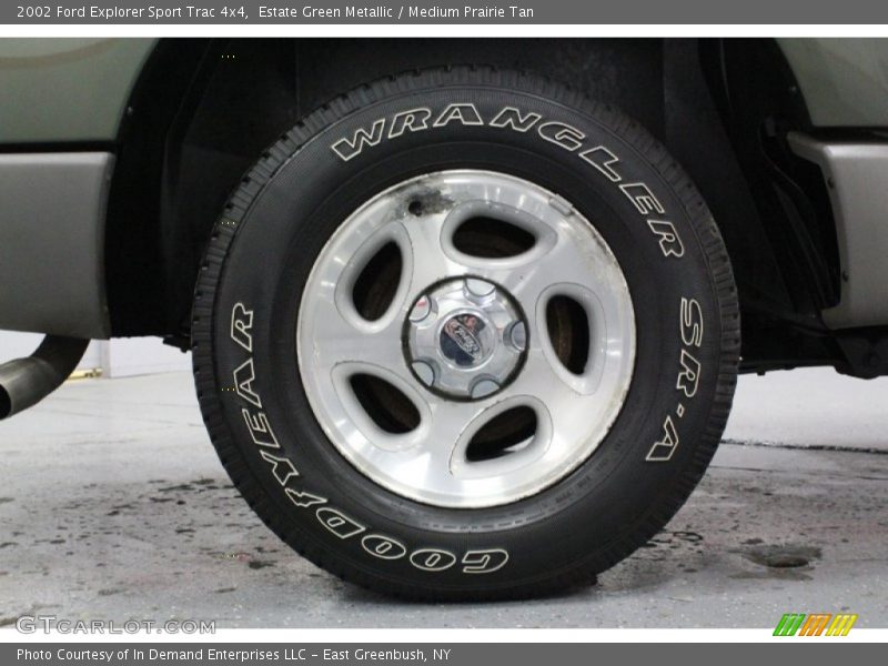 Estate Green Metallic / Medium Prairie Tan 2002 Ford Explorer Sport Trac 4x4