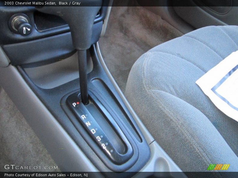 Black / Gray 2003 Chevrolet Malibu Sedan