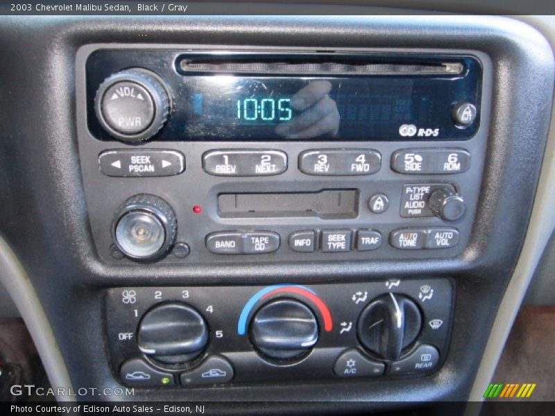 Black / Gray 2003 Chevrolet Malibu Sedan