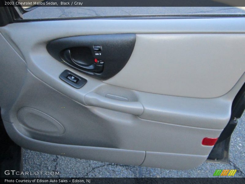 Black / Gray 2003 Chevrolet Malibu Sedan