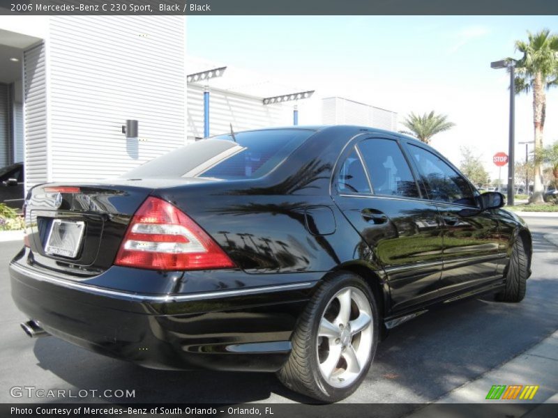 Black / Black 2006 Mercedes-Benz C 230 Sport