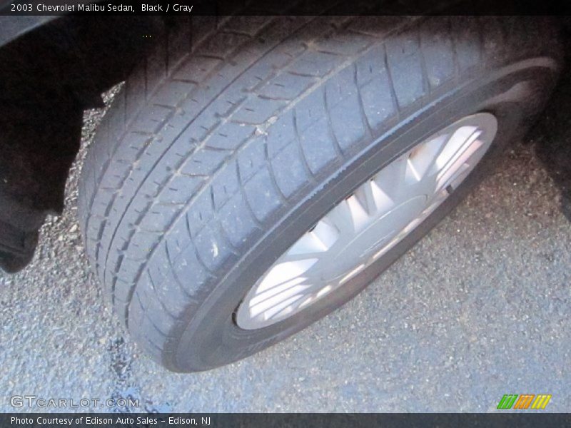 Black / Gray 2003 Chevrolet Malibu Sedan