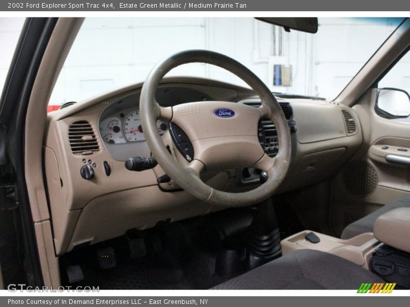 Estate Green Metallic / Medium Prairie Tan 2002 Ford Explorer Sport Trac 4x4