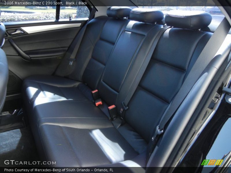 Black / Black 2006 Mercedes-Benz C 230 Sport