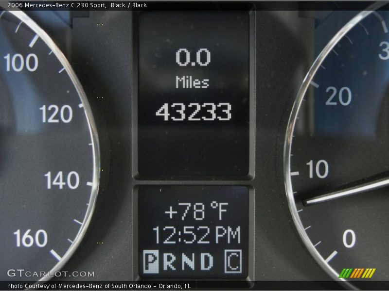 Black / Black 2006 Mercedes-Benz C 230 Sport