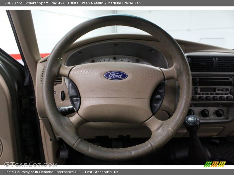 Estate Green Metallic / Medium Prairie Tan 2002 Ford Explorer Sport Trac 4x4