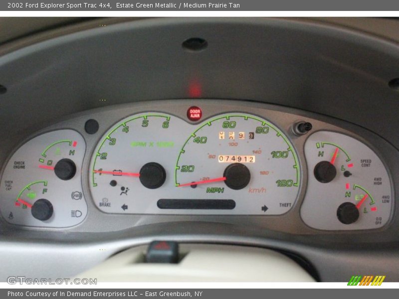  2002 Explorer Sport Trac 4x4 4x4 Gauges