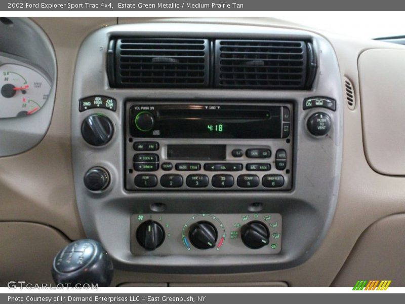 Estate Green Metallic / Medium Prairie Tan 2002 Ford Explorer Sport Trac 4x4