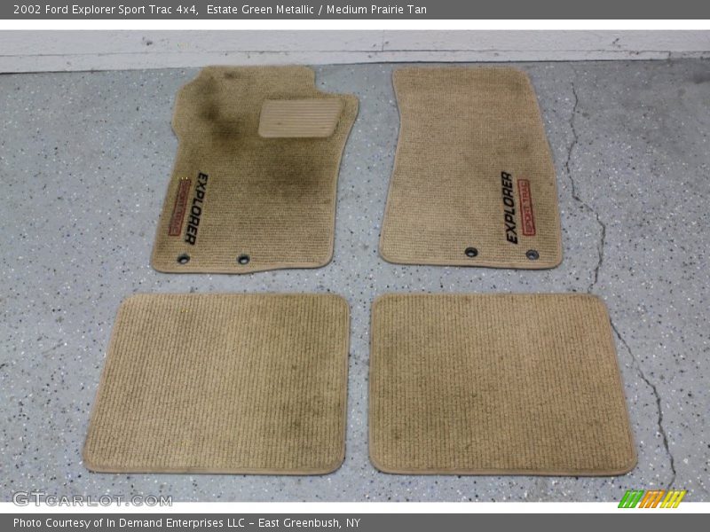 Estate Green Metallic / Medium Prairie Tan 2002 Ford Explorer Sport Trac 4x4