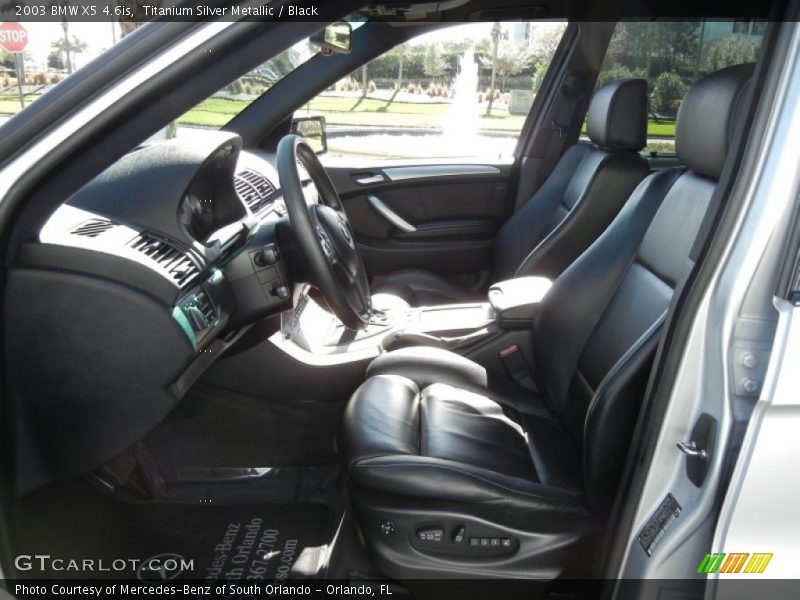  2003 X5 4.6is Black Interior