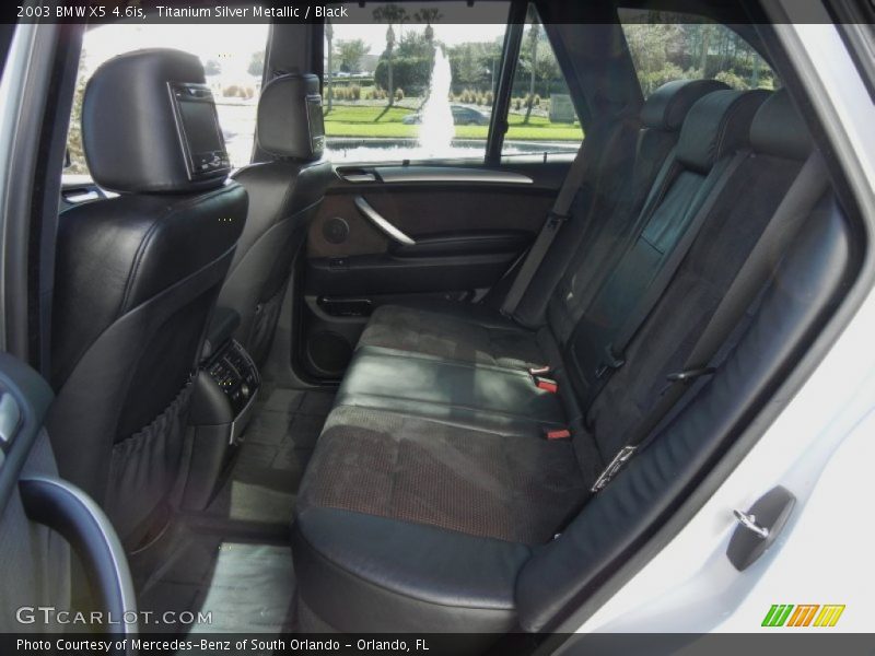 Titanium Silver Metallic / Black 2003 BMW X5 4.6is