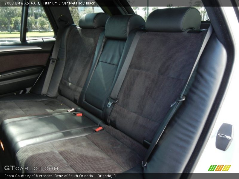 Titanium Silver Metallic / Black 2003 BMW X5 4.6is