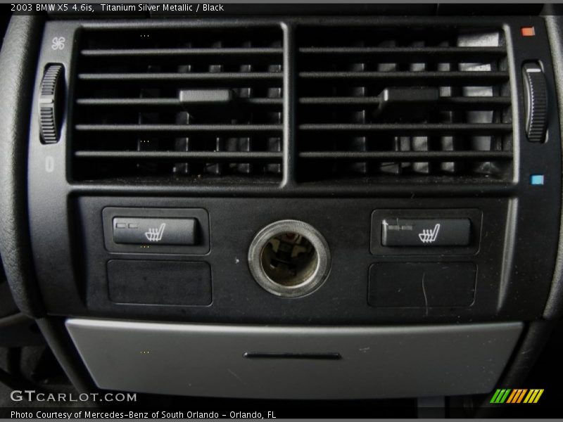 Titanium Silver Metallic / Black 2003 BMW X5 4.6is